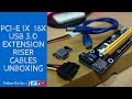 PCI-E 1X -16X USB 3.0 Extension Cables Riser Cards For Graphics Cards For Mining
