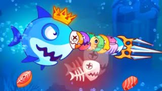 Fish.io - Shark! 5 ROUND KILLS 131! (RECORD KILLS 32) FUNNY/ EPIC FISHio GAMEPLAY WALKTHROUGH #1
