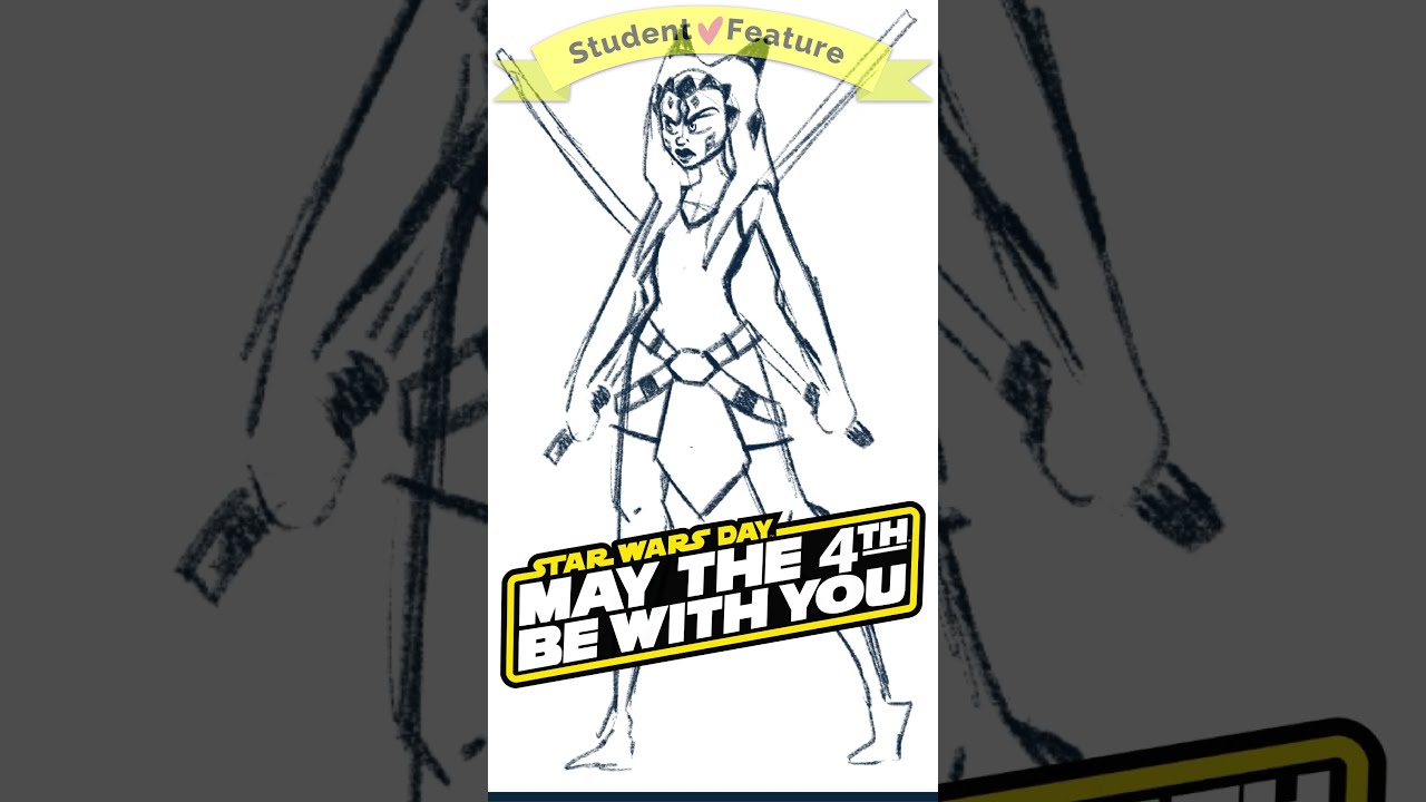 May The 4th Be With You Sketch Tribute | Star Wars | Ahsoka