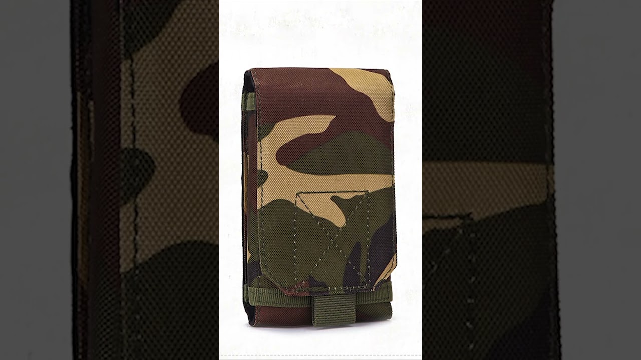 Tactical Camo Phone Holder: Waterproof & Rugged