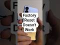 Samsung Galaxy Reset NOT Working Right The Factory Reset Doesn T Work Samsung Galaxy S25