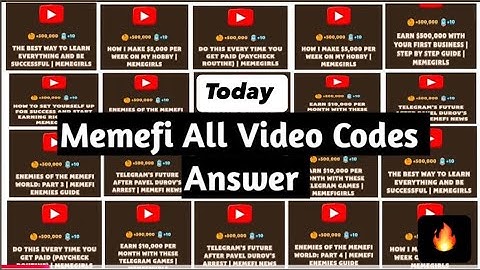 Memefi all video code today 05 January | memefi youtube video code today | #memefi #code #crypto |