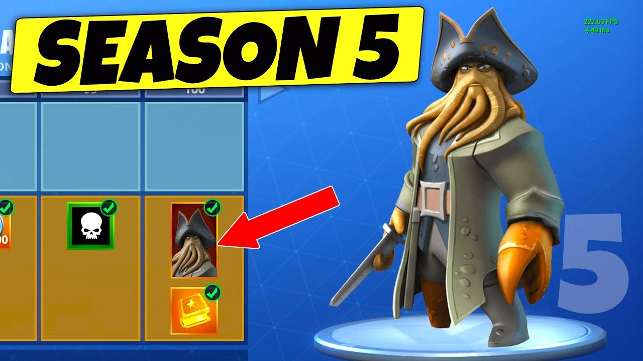 Fortnite SEASON 5 Battle Pass... LEAK! (Android BETA ...