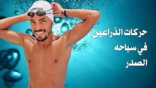 تعليم السباحه للمبتدئين من الصفر  حركات الذراعين في سباحه الصدر  