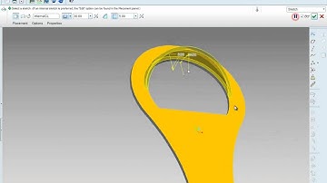 Part modeling-Protrusion_Revolve in Wildfire 5