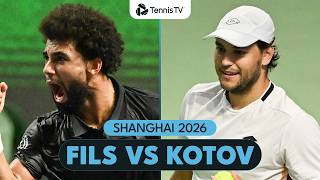Arthur Fils vs Pavel Kotov Match Highlights | Shanghai 2026 screenshot 4