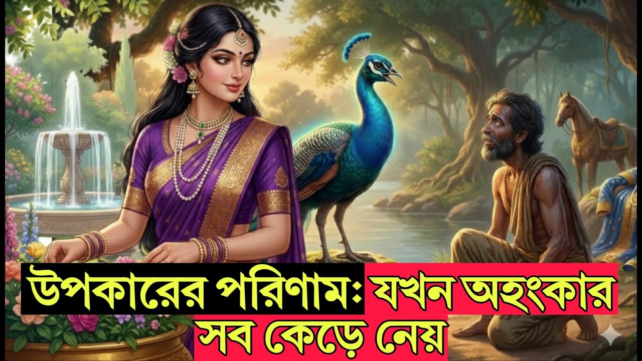 অকৃতজ্ঞ রাজা ও বিশ্বস্ত ময়ূর নীলু | Siraji Voice
