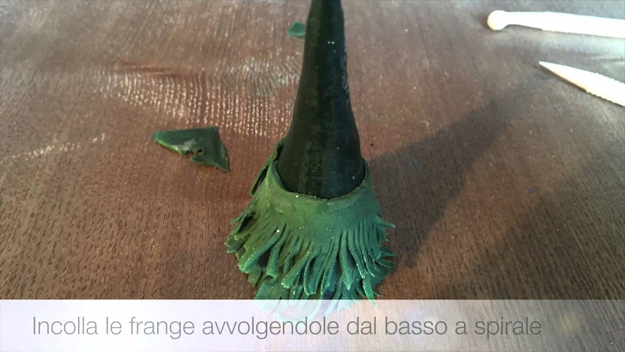 Albero Di Natale Di Pasta Di Zucchero