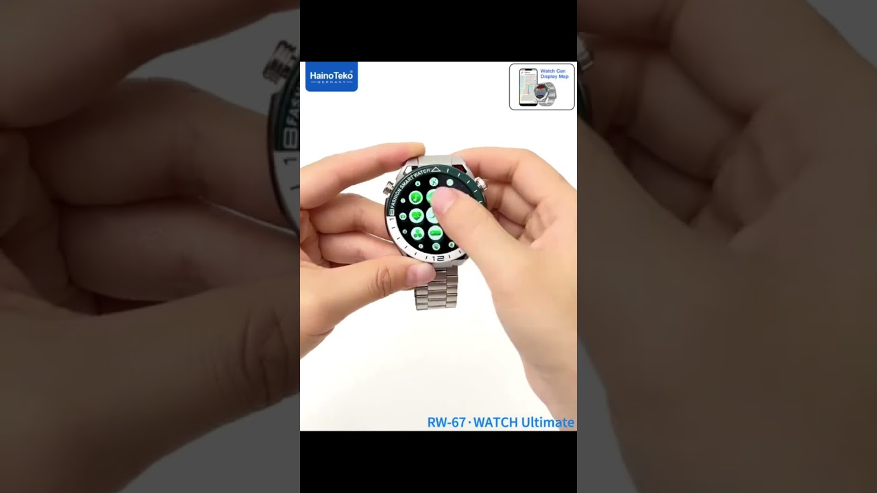 Haino Teko Rw-67 Watch Ultimate Smart Watch - Silver