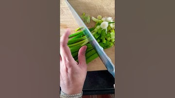Get A Spring In Your Step! Chopping Some Gorgeous Spring Onions...#shorts #food