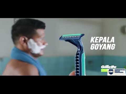 Iklan Gillette Blue II Flexible - Kepala Goyang (2020-21) @ MNCTV, Indosiar, SCTV, Trans TV, \u0026 RCTI