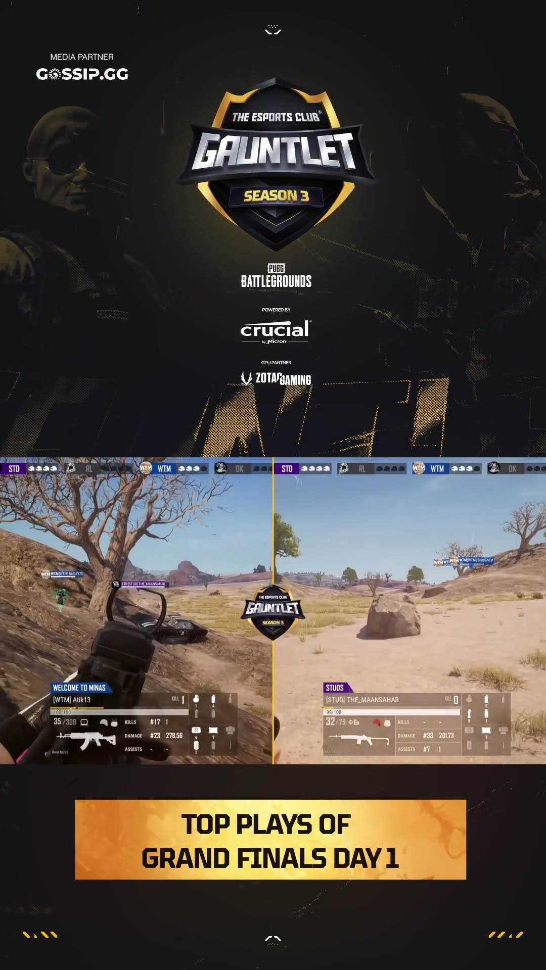 Heart-Pounding Moments: Day 1 Recap of TEC Gauntlet Season 3 – PUBG PC!