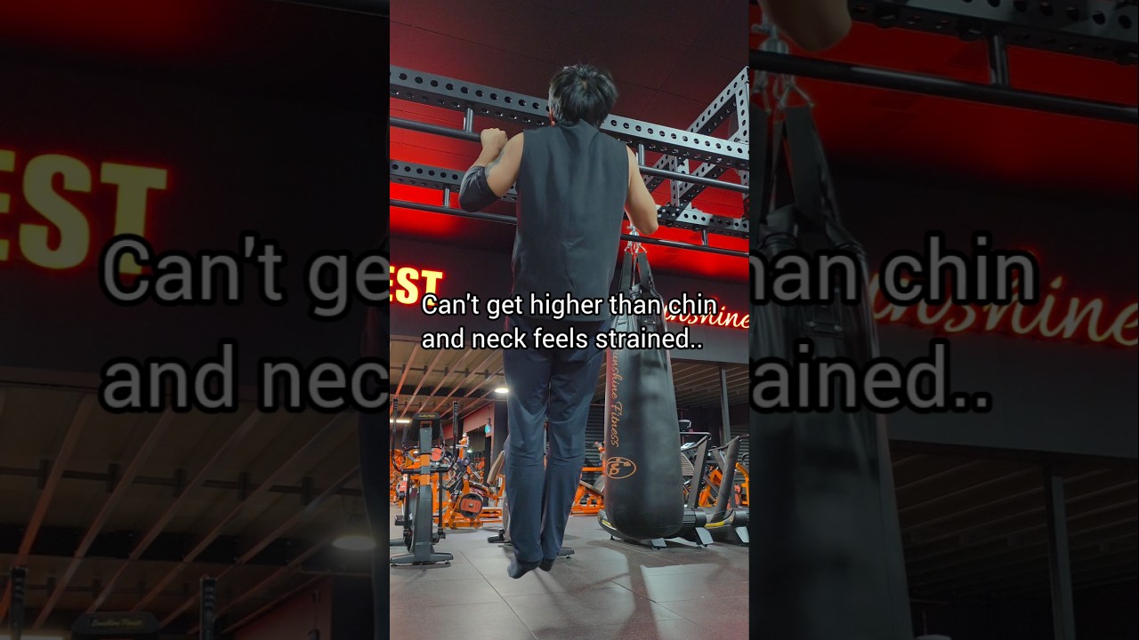 Pull ups improved when I stopped shrugging my shoulders #calisthenics