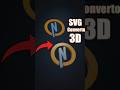 Blender Tricks 4.5 || SVG Convert to 3d