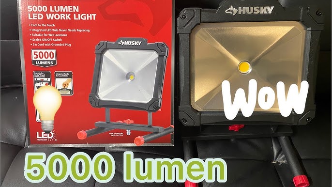 JobSmart 800 Lumen 2-in-1 Rechargeable LED Work Light