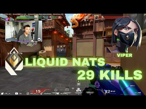 NATS | TEAM LIQUID | VIPER on SPLIT - VALORANT RANKED VOD