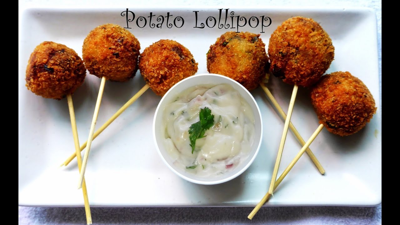 Potato Lollipop Recipe - Easy Evening Tea Snacks Recipes