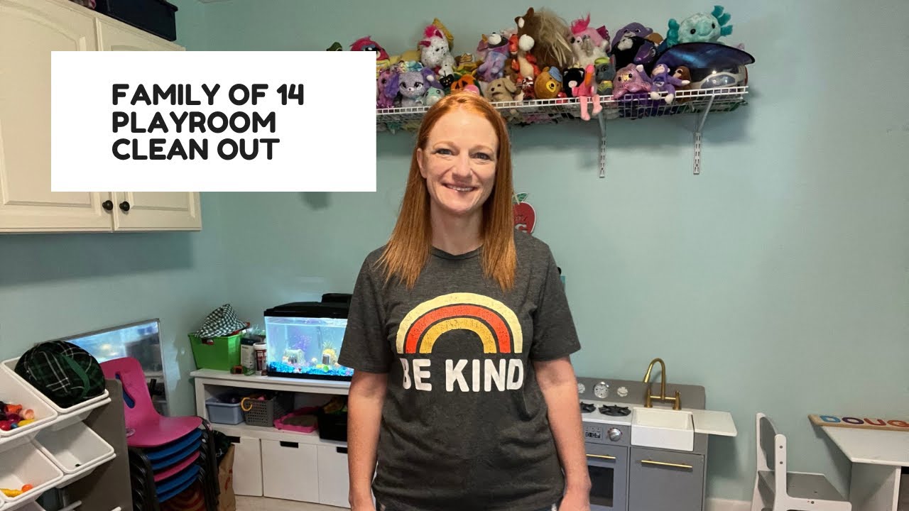 FAMILY OF 14 PLAYROOM CLEAN OUT