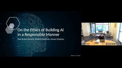 Prof. Amnon Shashua - The Promise and Dangers of AI: Self-driving Cars as a Case Study