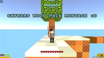 Wood pack Montage || skywars roblox