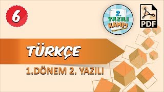 6. Sınıf Türkçe | 1. Dönem 2. Yazılıya Hazırlık