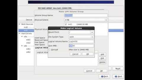 Install CentOS 6 Software RAID & LVM