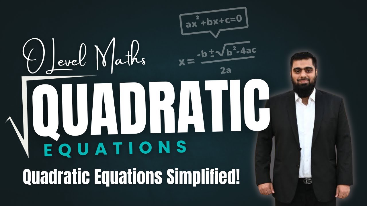 The Easiest Way to Solve Quadratic Equations | Algebra O Level / IGCSE ...