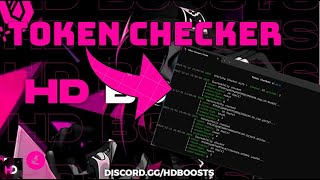 Token Checker  | HDBOOSTS