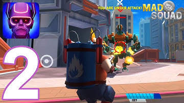 Mad Squad Gameplay Walkthrough Part 2 - Battle (Android, iOS)