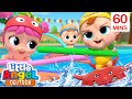 Die Wasser-Olympiade | Und viele Lieder mehr | Little Angel Deutsch - Kinderlieder