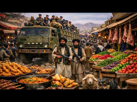 🇦🇫 Afghanistan Dangerous Market | Real Life of Poor People | 4k Walking Tour