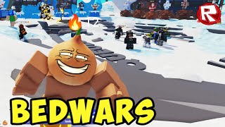 Луковка и Его Отряд Снова в BedWars Roblox !