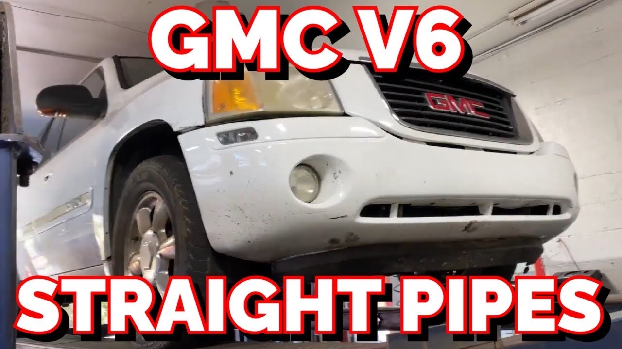 2002 GMC Envoy V6 EXHAUST w/ STRAIGHT PIPES! - YouTube