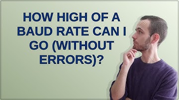 Arduino: How high of a baud rate can I go (without errors)?