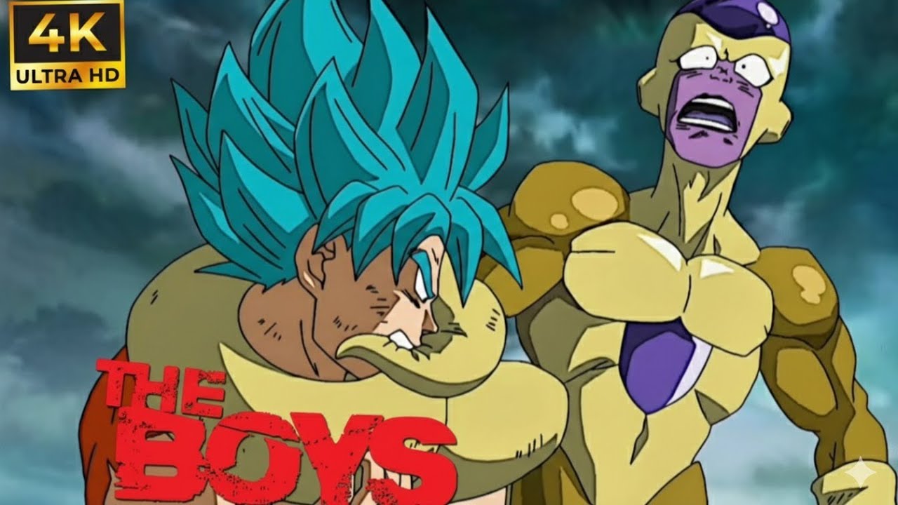 Golden Frieza vs Goku and vegeta full fight [4K60FPS] Dragon ball super funny 🤣 moment in Hindi 