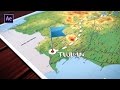 After Effects Tutorial - Animated Traveling Map [INDONESIA]