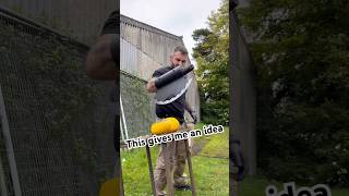 I HAVE AN IDEA….Who wants to be my test dummy?#entertainment #handmade #axehand #axe #onepiece