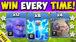 How to 3 Star Yas! Sleigh, Queen Challenge in Clash of Clans #sumit007 #shorts #viral #clash of clan