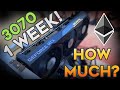 How much did our *3070* make in 1 Week mining Ethereum? Earnings are Insane right now!!!