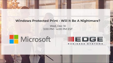 Windows Protected Print  - Will it Be a Nightmare?