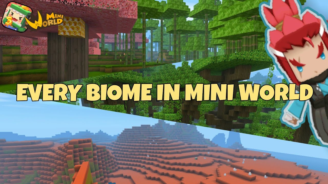 Yeah Update !! Before And After : New Style Biome [Mini World Block Art] 