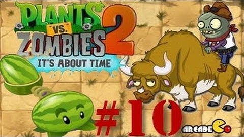 Plants vs Zombies 2 Walkthrough - Wild West - Day 10