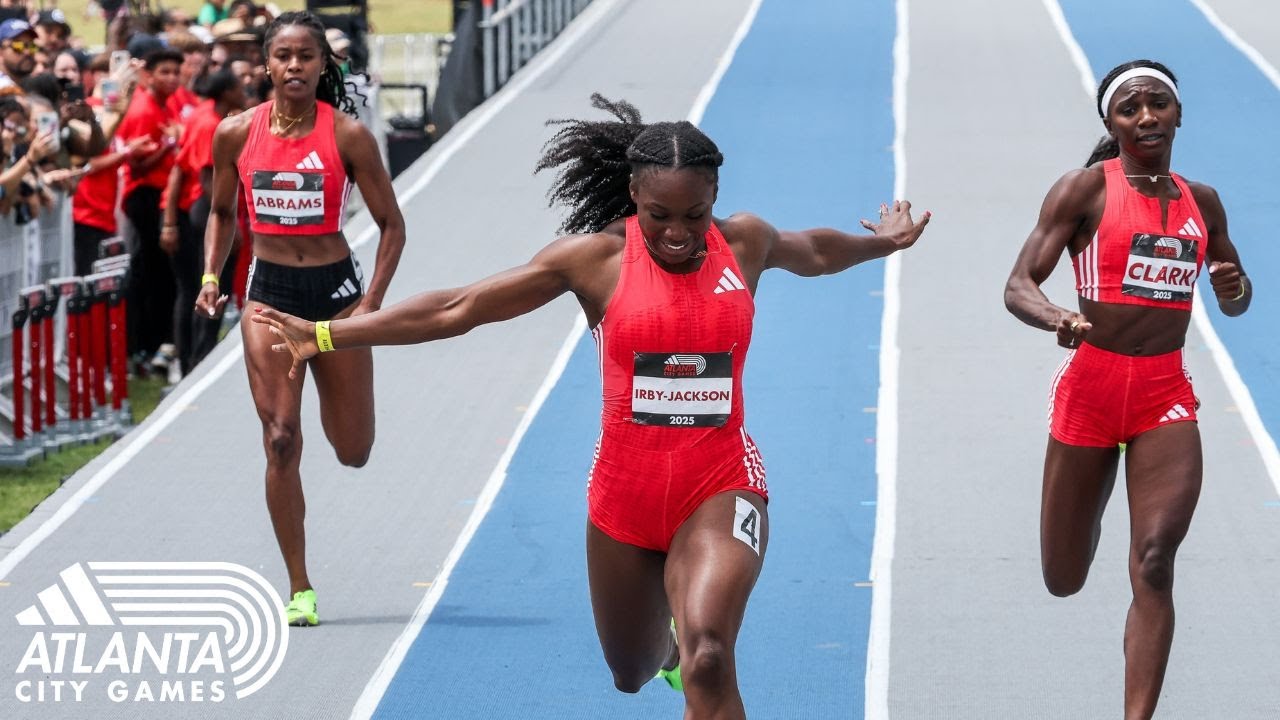 Lynna Irby-Jackson Wins Women's 200m on Straightaway Track at 2025 adidas Atlanta City Games