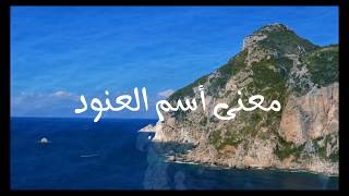 معنى اسم عنود