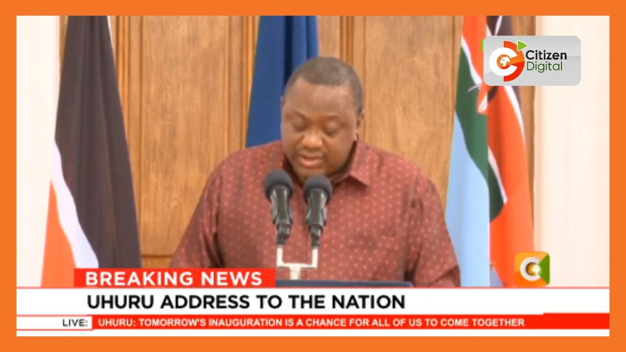 Pres. Kenyatta: I will tomorrow before God and Kenyans hand over the instrument of power