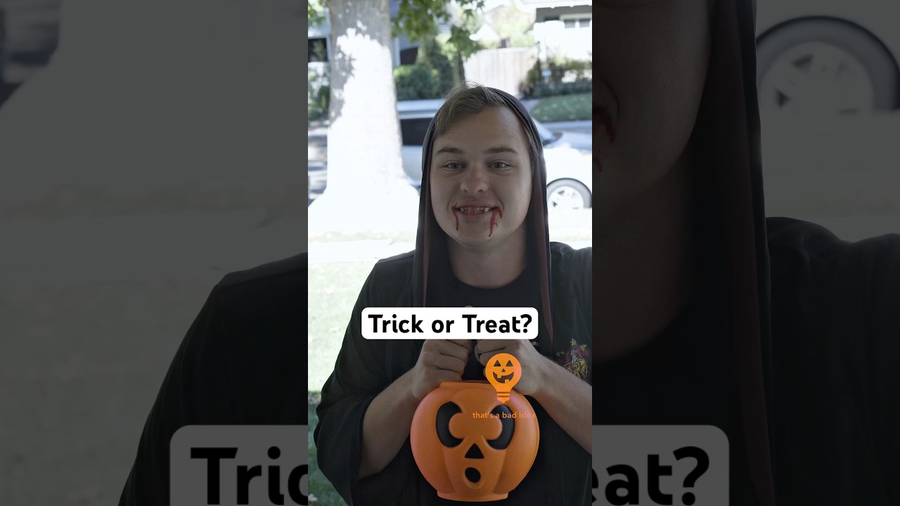 Trick or treat? #comedy #relatable #shorts