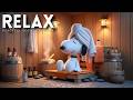 Relax with Snoopy 🌿 Deep Sleep Spa Music for Stress Relief &amp; Calm Mind