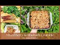 Easy Mixed Berry & Rhubarb Whole-Grain Crumble Recipe
