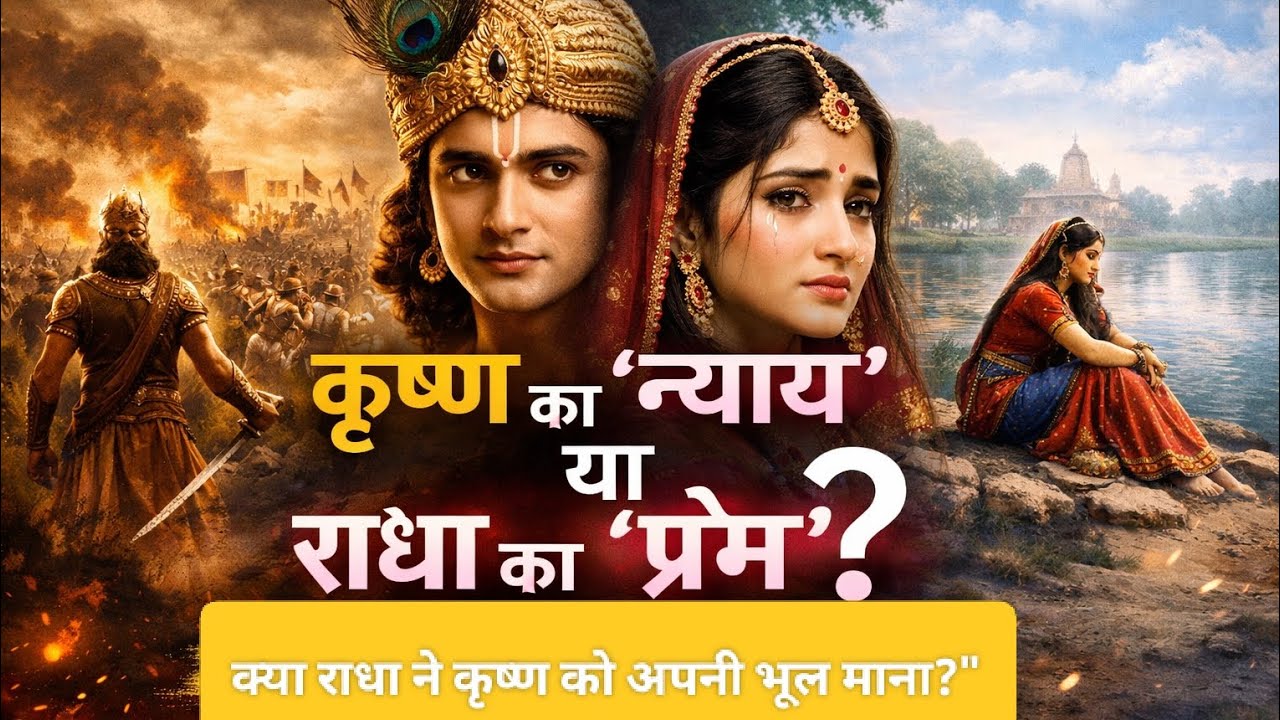 क्या प्रेम में अधिकार जरूरी है? ||राधा-कृष्ण की सच्ची सीख🌸🙏❤️🌿🍀