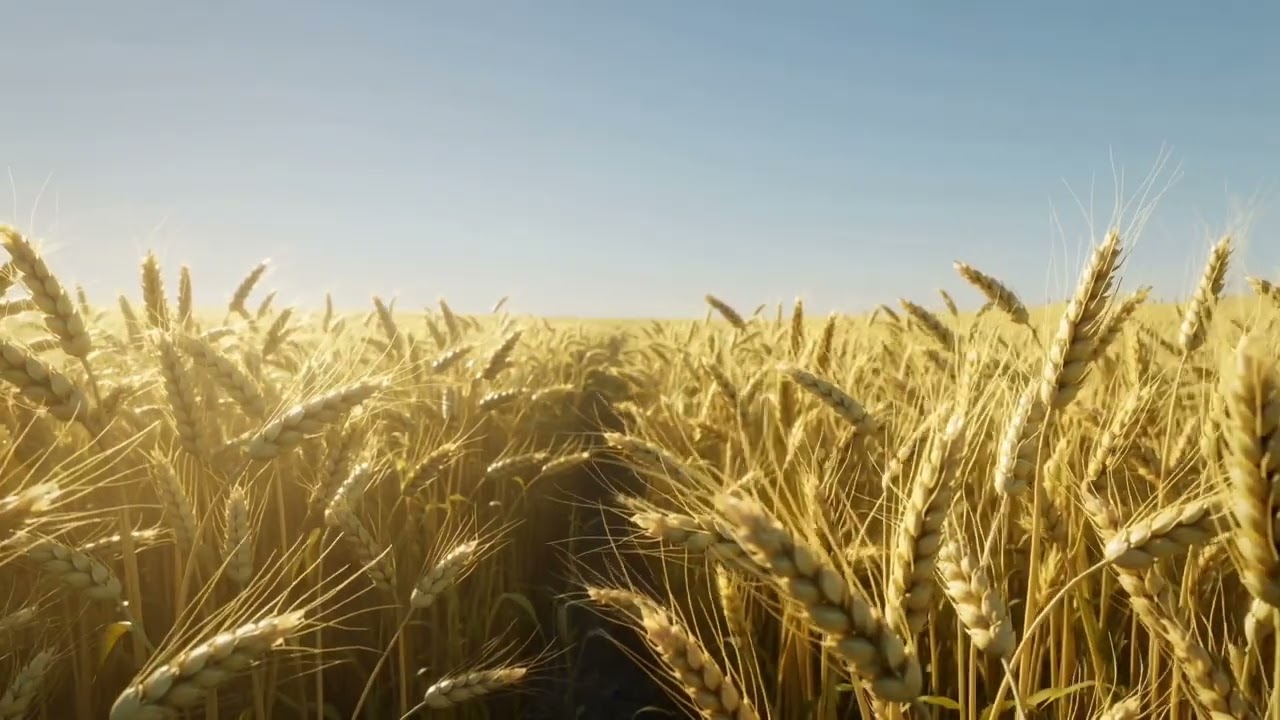 Golden Fields | Peaceful Sky Video